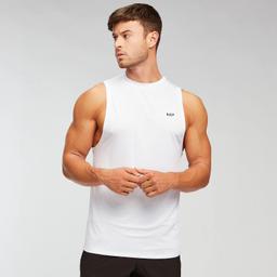 MP Men's Training Tank Top - White - XXS - Product thumbnail image 1 showing different views and angles