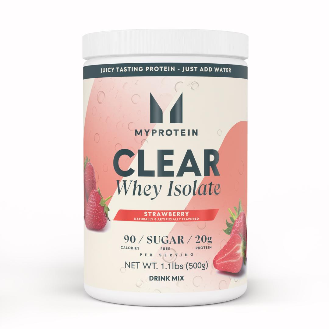 Clear Whey Isolate - 1.9lb - Strawberry - Myprotein (US) Health & Nutrition product