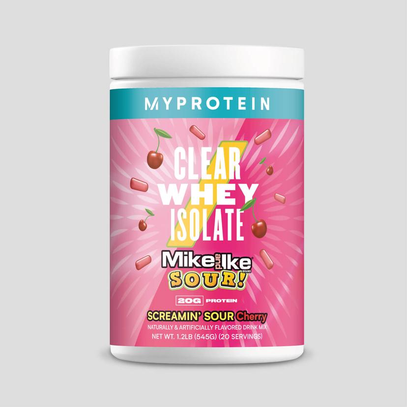 Clear Whey Isolate - 1.1lb - MIKE AND IKE® Screamin' Sour Cherry - Product image