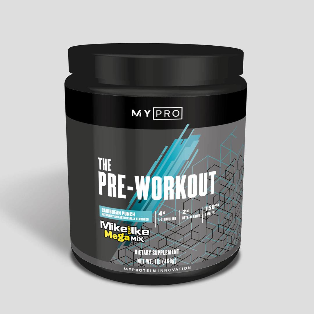 THE Pre-Workout MIKE AND IKE® Flavors (Limited Time Only) - 0.97lb - Caribbean Punch - Myprotein (US) Health & Nutrition product