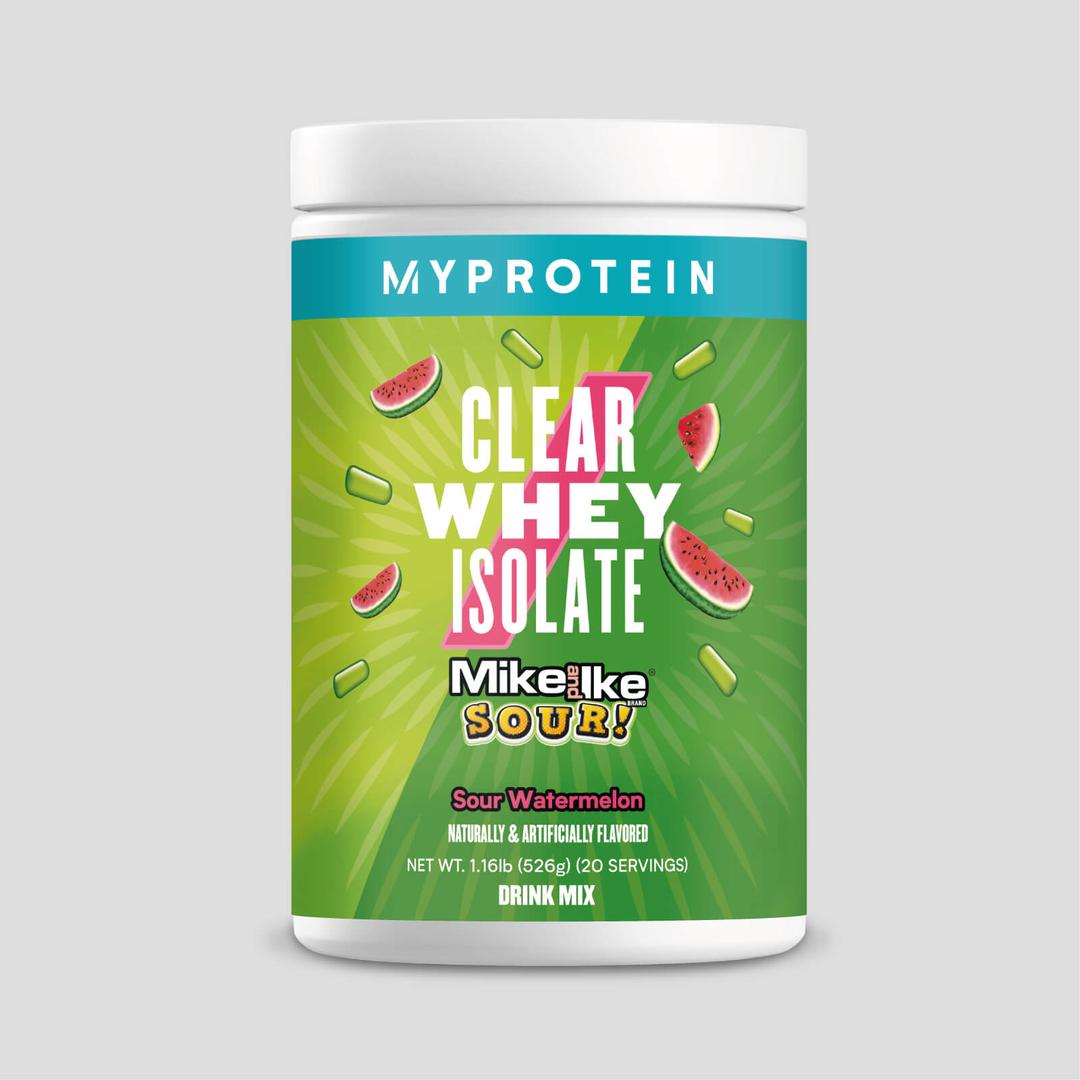 Clear Whey MIKE AND IKE® Flavors - 1.1lb - Sour Watermelon - Myprotein (US) Health & Nutrition product