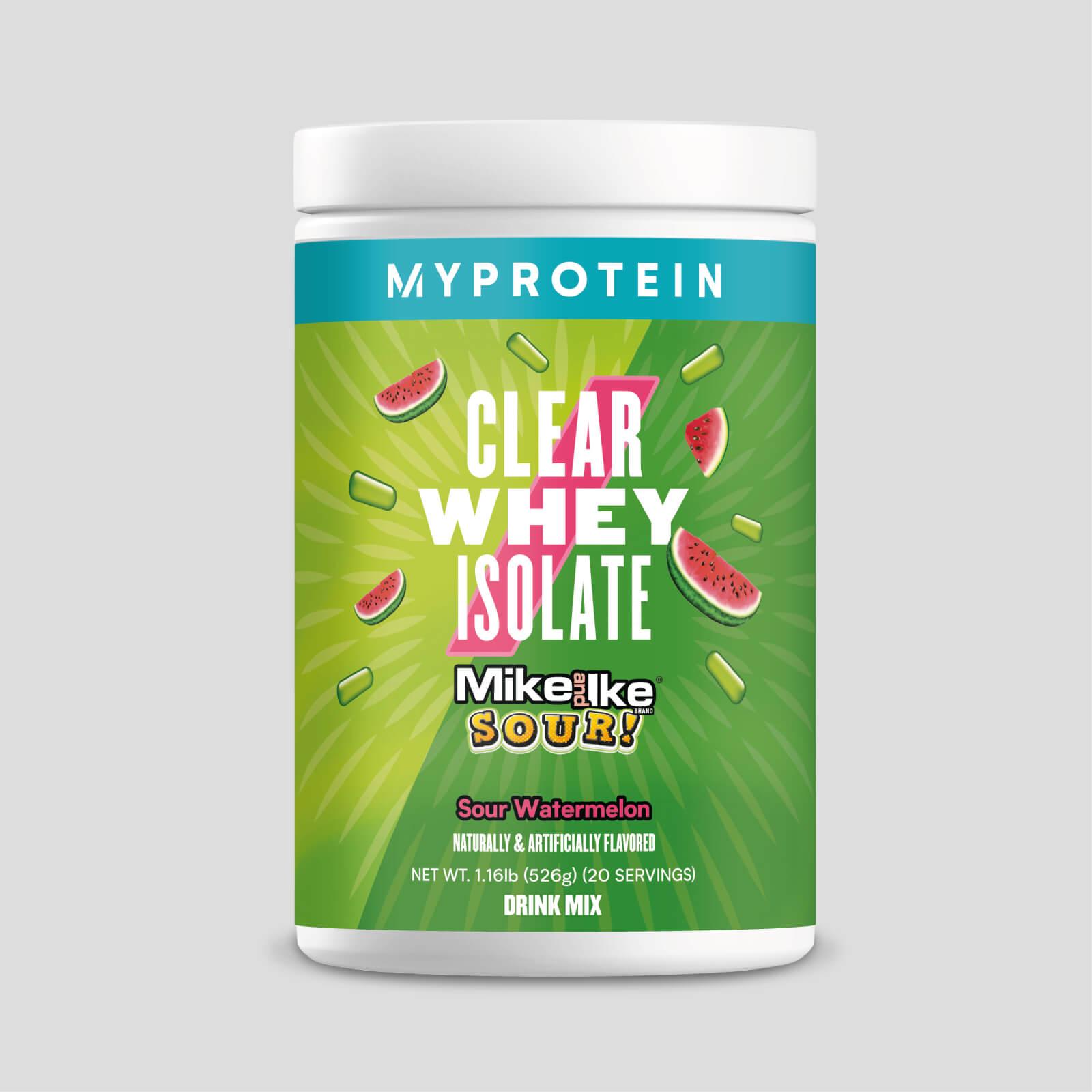 Clear Whey MIKE AND IKE® Flavors - 1.1lb - Sour Watermelon - High quality product image showing Clear Whey MIKE AND IKE® Flavors - 1.1lb - Sour Watermelon details and features