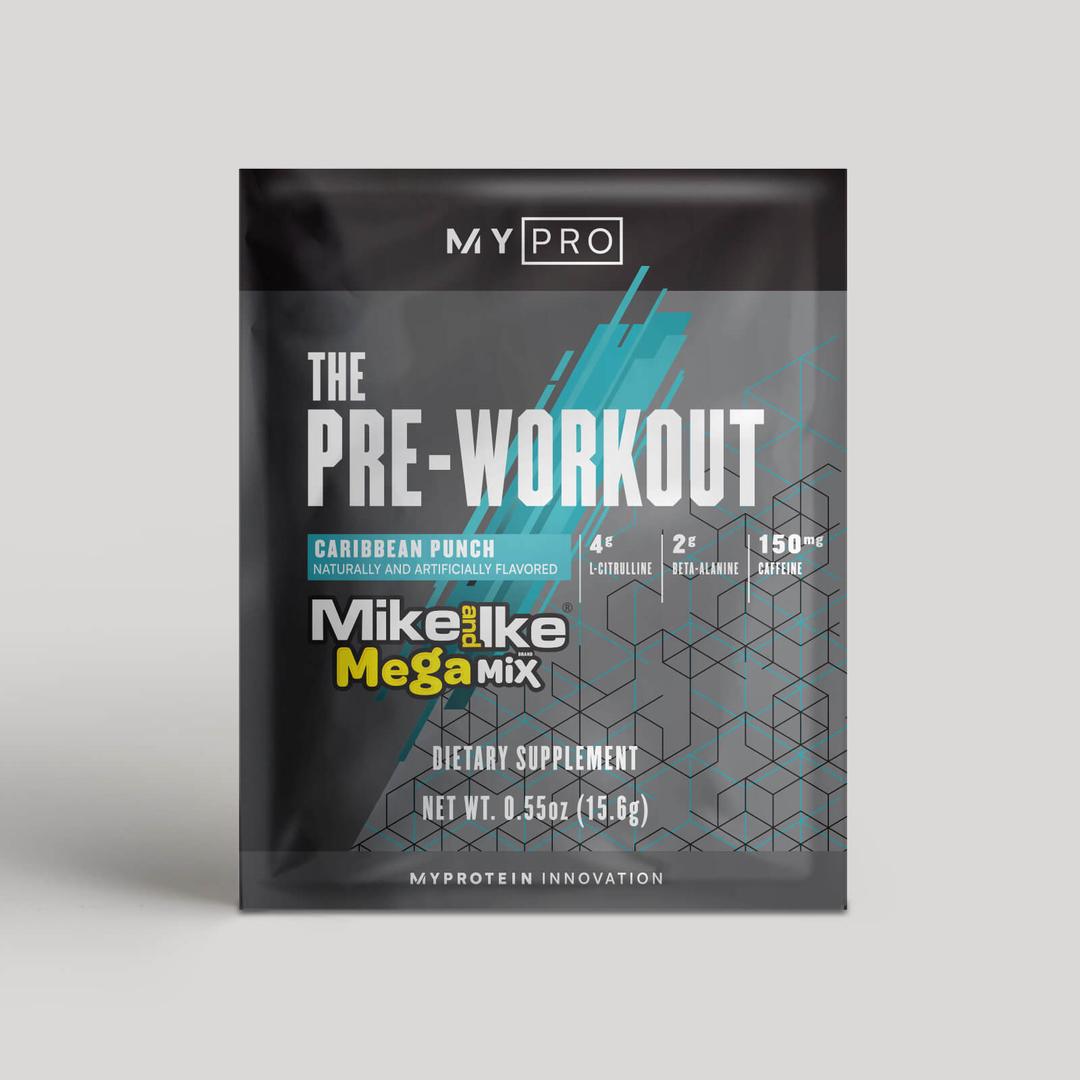 THE Pre-Workout MIKE AND IKE® Samples - 0.55Oz - Caribbean Punch - Myprotein (US) Health & Nutrition product