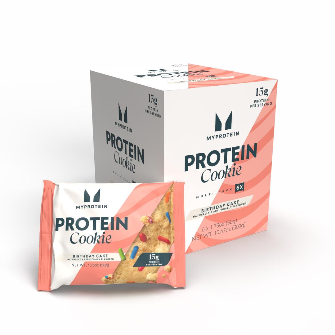 Protein Cookie - 6 x 60g - Birthday Cake - Myprotein (US) Health & Nutrition product