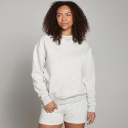 MP Women's Basics Oversized Sweatshirt - Light Grey Marl - S - Product thumbnail image 1 showing different views and angles