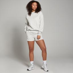 MP Women's Basics Oversized Sweatshirt - Light Grey Marl - S - Product thumbnail image 2 showing different views and angles