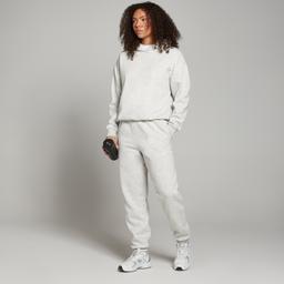 MP Women's Basics Oversized Hoodie - Light Grey Marl - M - Product thumbnail image 2 showing different views and angles