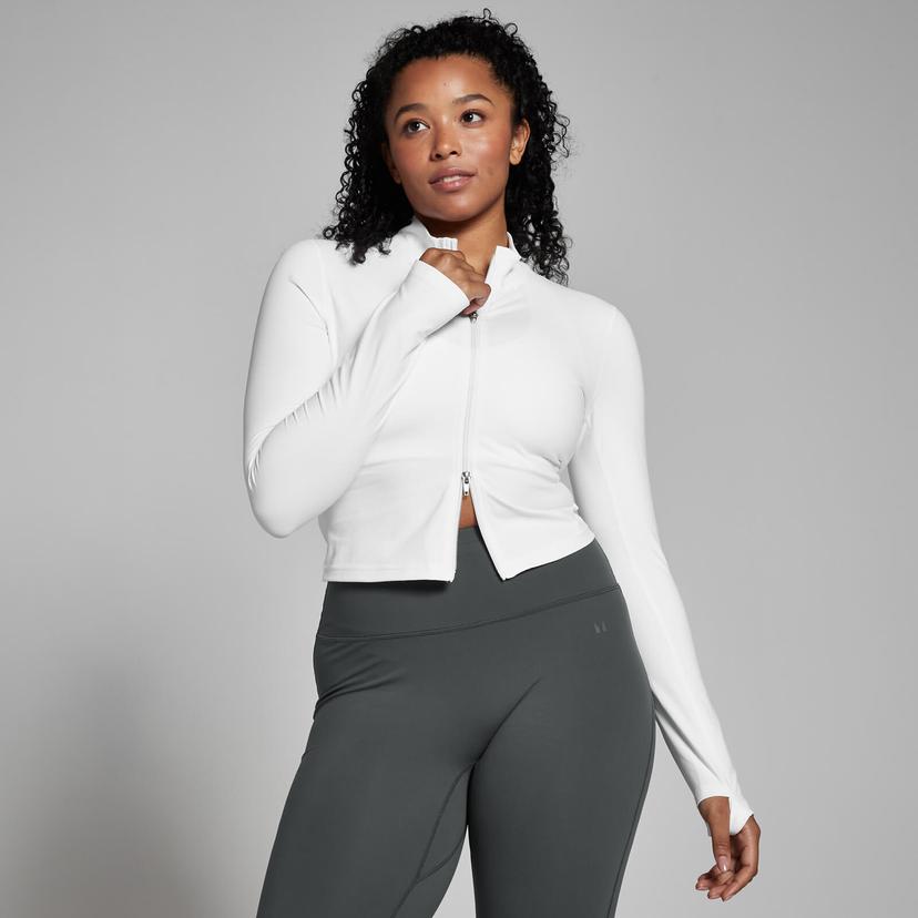 MP Women's Tempo Cropped Jacket - White - XS - Product image