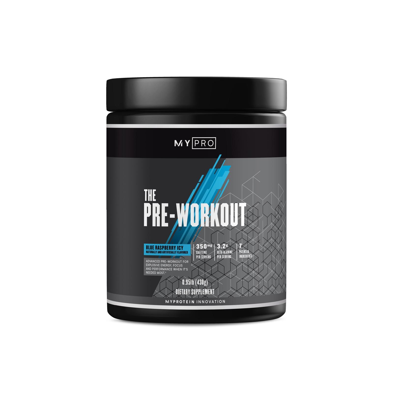 MyPRO THE Pre Workout ICY - 20servings - Blue Raspberry - High quality product image showing MyPRO THE Pre Workout ICY - 20servings - Blue Raspberry details and features
