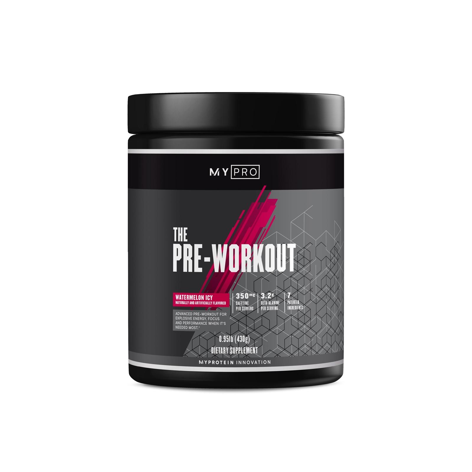 MyPRO THE Pre Workout ICY - 20servings - Watermelon - High quality product image showing MyPRO THE Pre Workout ICY - 20servings - Watermelon details and features