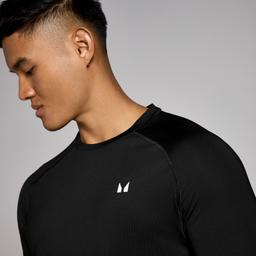MP Men's Training Long Sleeve T-Shirt - Black - S - Product thumbnail image 3 showing different views and angles