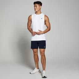 MP Men's 2-in-1 7  Training Shorts - Navy - S - Product thumbnail image 2 showing different views and angles