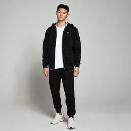 MP Men's Rest Day Zip Through Hoodie - Black - M - Product thumbnail image 2 showing different views and angles