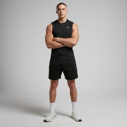 MP Men's Rest Day Drop Armhole Tank Top - Black - M - Product thumbnail image 2 showing different views and angles