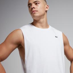 MP Men's Rest Day Drop Armhole Tank Top - White - L - Product thumbnail image 3 showing different views and angles