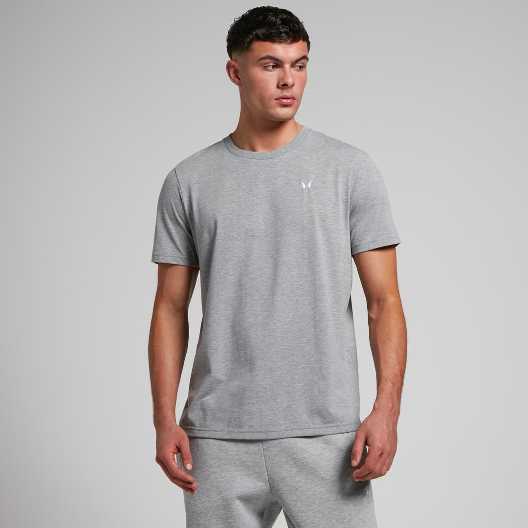 MP Men's Rest Day Short Sleeve T-Shirt - Grey Marl - XXS - Myprotein (US) Health & Nutrition product