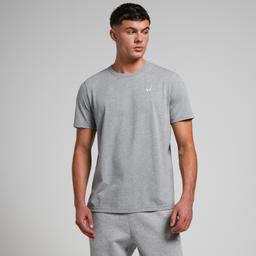 MP Men's Rest Day Short Sleeve T-Shirt - Grey Marl - XXS - Product thumbnail image 1 showing different views and angles