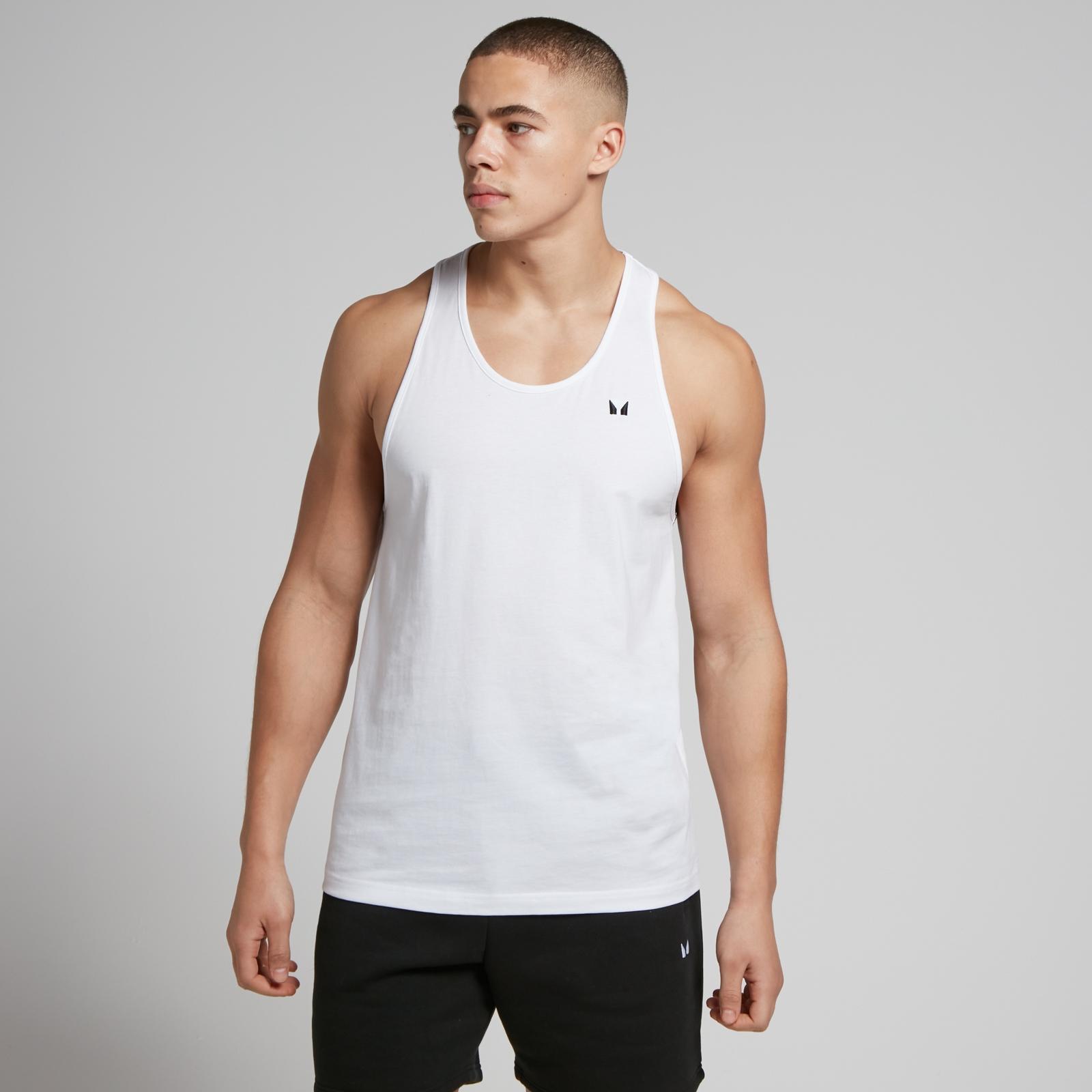MP Men's Cotton Vest - White - S - High quality product image showing MP Men's Cotton Vest - White - S details and features