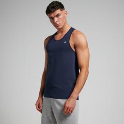 MP Men's Cotton Vest - Navy - M - Product thumbnail image 1 showing different views and angles