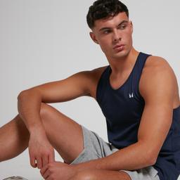 MP Men's Cotton Vest - Navy - M - Product thumbnail image 3 showing different views and angles