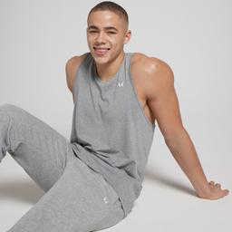 MP Men's Cotton Vest - Grey Marl - M - Product thumbnail image 3 showing different views and angles