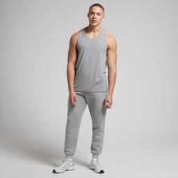 MP Men's Cotton Vest - Grey Marl - M - Product thumbnail image 2 showing different views and angles