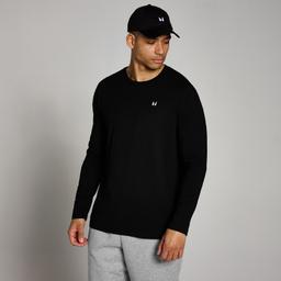 MP Men's Rest Day Long Sleeve Top - Black - L - Product thumbnail image 1 showing different views and angles