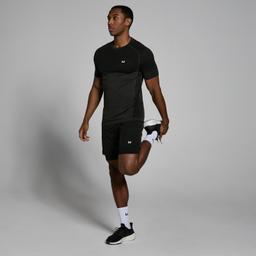 MP Men's Seamless Short Sleeve T-Shirt - Black Marl - M - Product thumbnail image 2 showing different views and angles
