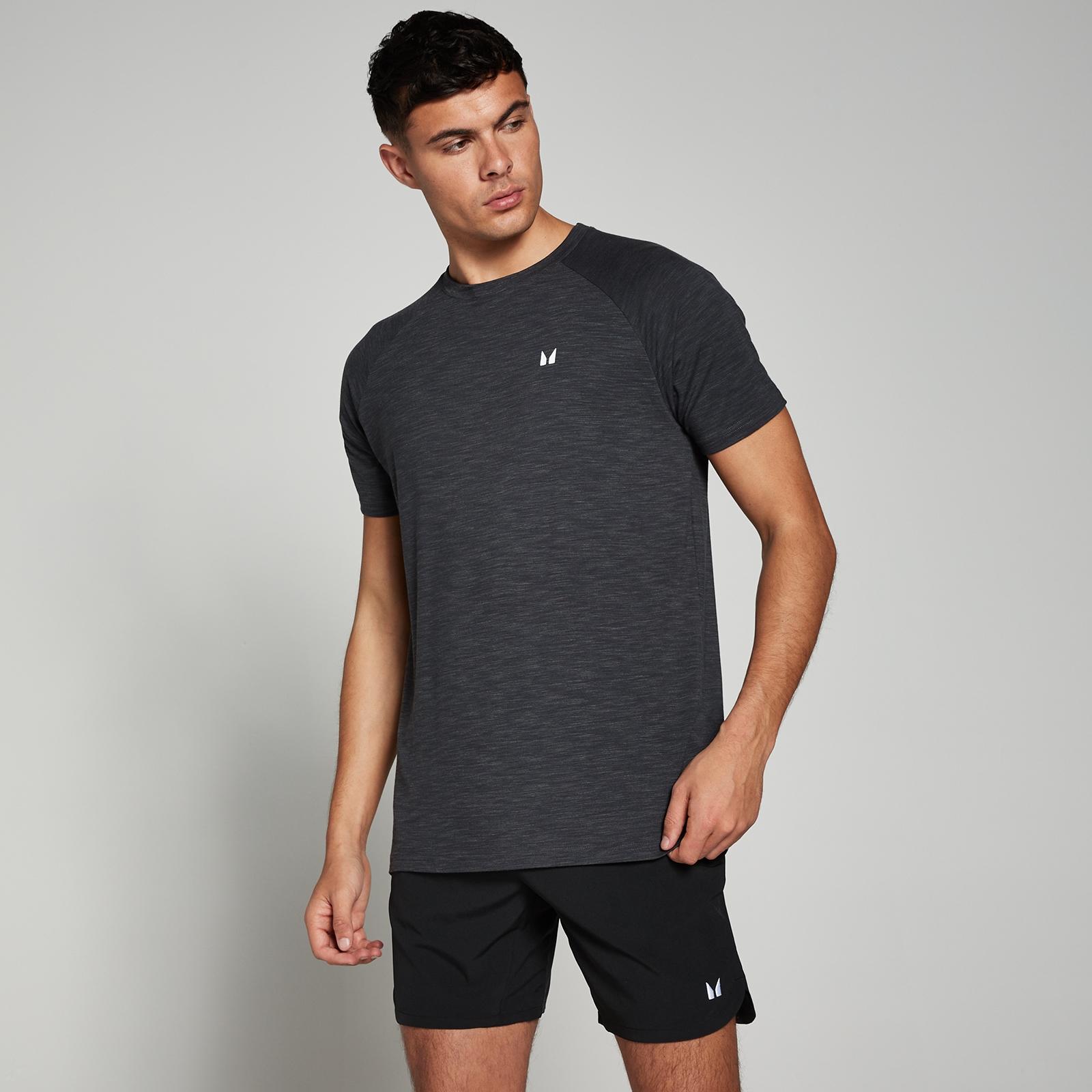 MP Men's Performance Short Sleeve T-Shirt - Black Marl - S - High quality product image showing MP Men's Performance Short Sleeve T-Shirt - Black Marl - S details and features