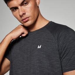 MP Men's Performance Short Sleeve T-Shirt - Black Marl - S - Product thumbnail image 3 showing different views and angles