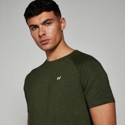 MP Men's Performance Short Sleeve T-Shirt - Army Green Marl - S - Product thumbnail image 3 showing different views and angles