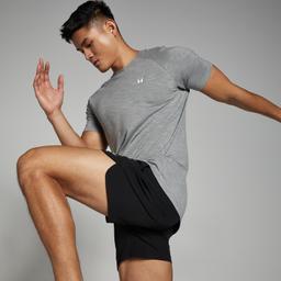 MP Men's Performance Short Sleeve T-Shirt - Chrome Marl - L - Product thumbnail image 3 showing different views and angles