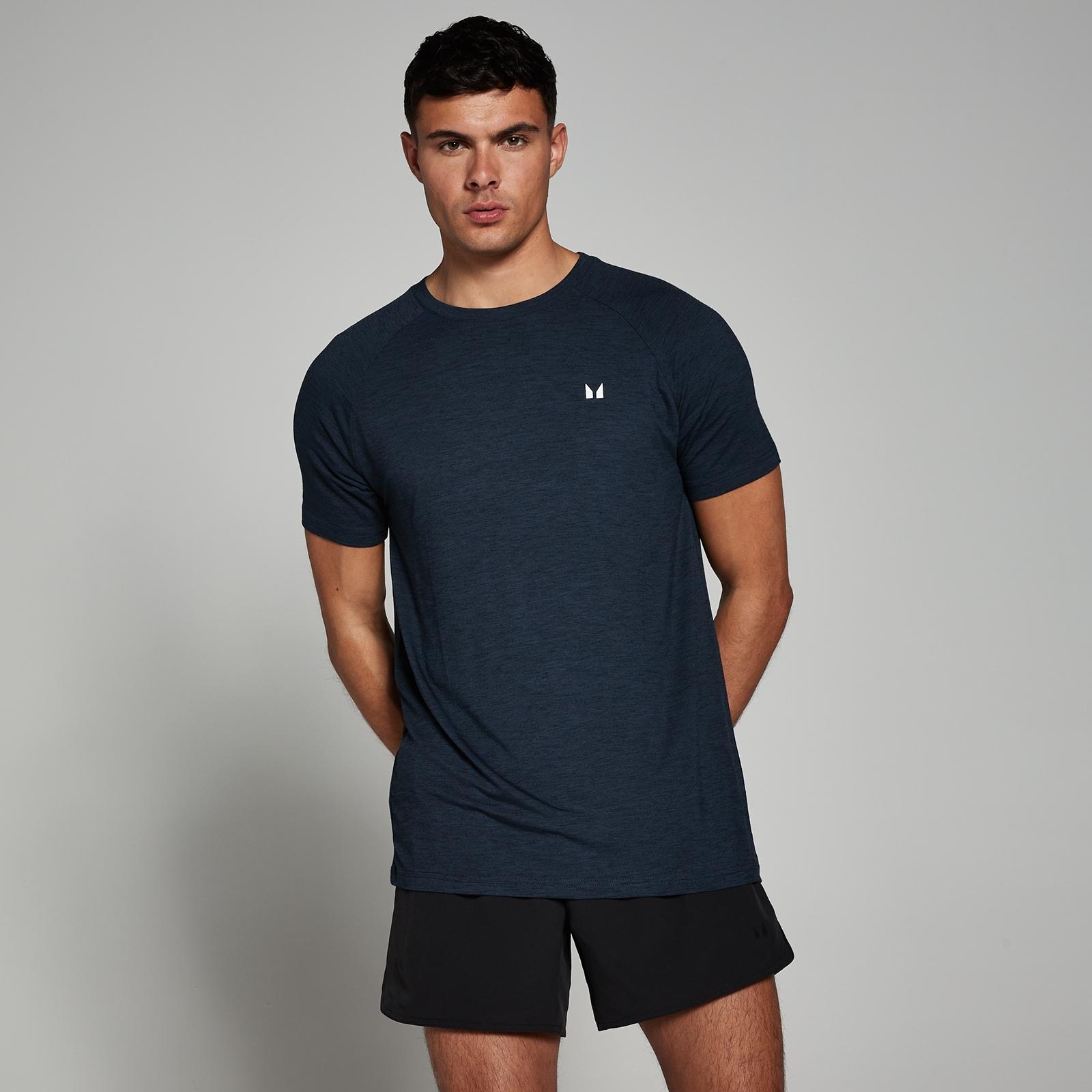 MP Men's Performance Short Sleeve T-Shirt - Navy Marl - L - High quality product image showing MP Men's Performance Short Sleeve T-Shirt - Navy Marl - L details and features