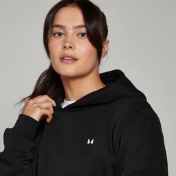 MP Women's Basics Regular Fit Hoodie - Black - L - Product thumbnail image 3 showing different views and angles