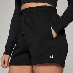 MP Women's Basics Sweatshorts - Black - S - Product thumbnail image 3 showing different views and angles