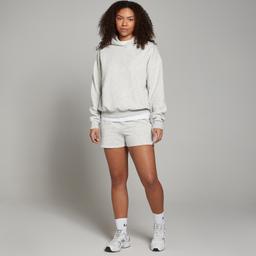 MP Women's Basics Sweatshorts - Light Grey Mar - S - Product thumbnail image 2 showing different views and angles