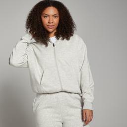 MP Women's Basics Zip Through Hoodie - Light Grey Marl - S - Product thumbnail image 1 showing different views and angles