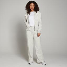 MP Women's Basics Zip Through Hoodie - Light Grey Marl - S - Product thumbnail image 2 showing different views and angles