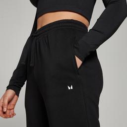 MP Women's Basics Straight Leg Joggers - Black - S - Product thumbnail image 3 showing different views and angles