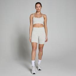 MP Women's Basics Cycling Shorts - Light Grey Marl - S - Product thumbnail image 2 showing different views and angles