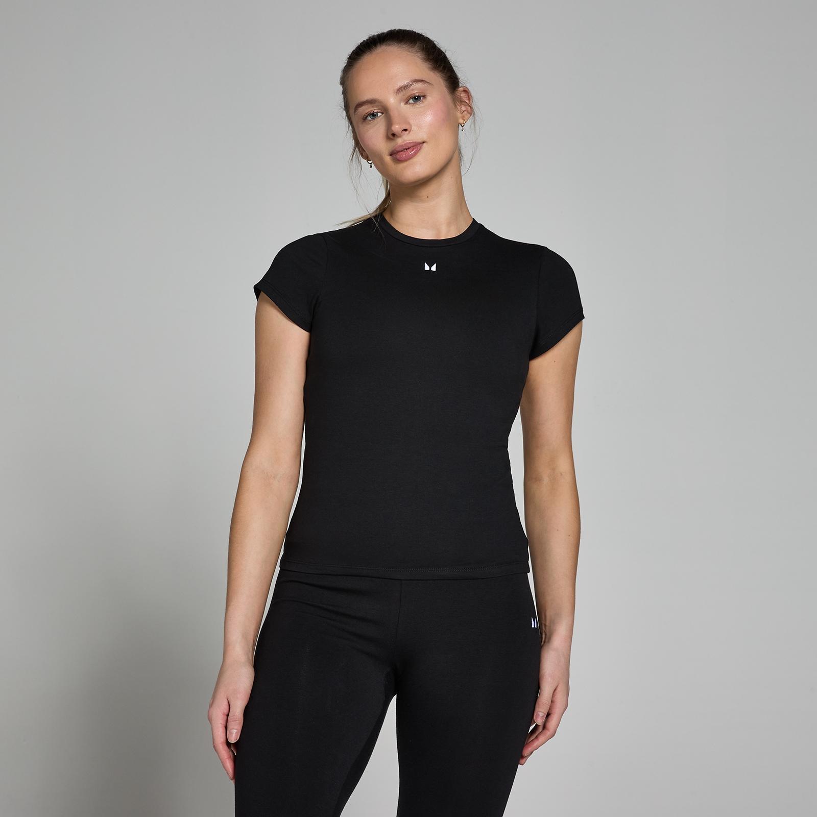 MP Women's Basics Body Fit Short Sleeve T-Shirt - Black - M - High quality product image showing MP Women's Basics Body Fit Short Sleeve T-Shirt - Black - M details and features