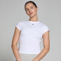 MP Women's Basics Body Fit Short Sleeve T-Shirt - White - L - Product thumbnail image 1 showing different views and angles