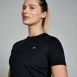 MP Women's Training Short Sleeve T-Shirt - Black - S - Product thumbnail image 3 showing different views and angles