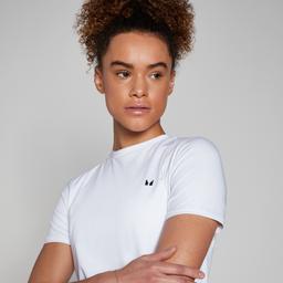 MP Women's Training Short Sleeve T-Shirt - White - S - Product thumbnail image 3 showing different views and angles