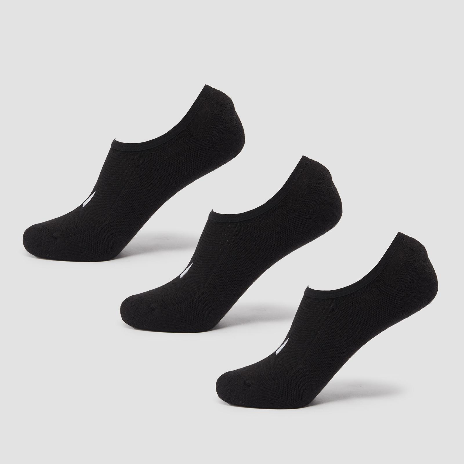 MP Unisex Invisible Socks (3 Pack) - Black - UK 12-14 - High quality product image showing MP Unisex Invisible Socks (3 Pack) - Black - UK 12-14 details and features