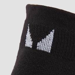 MP Unisex Trainer Socks (3 Pack) - Black - UK 6-8 - Product thumbnail image 2 showing different views and angles