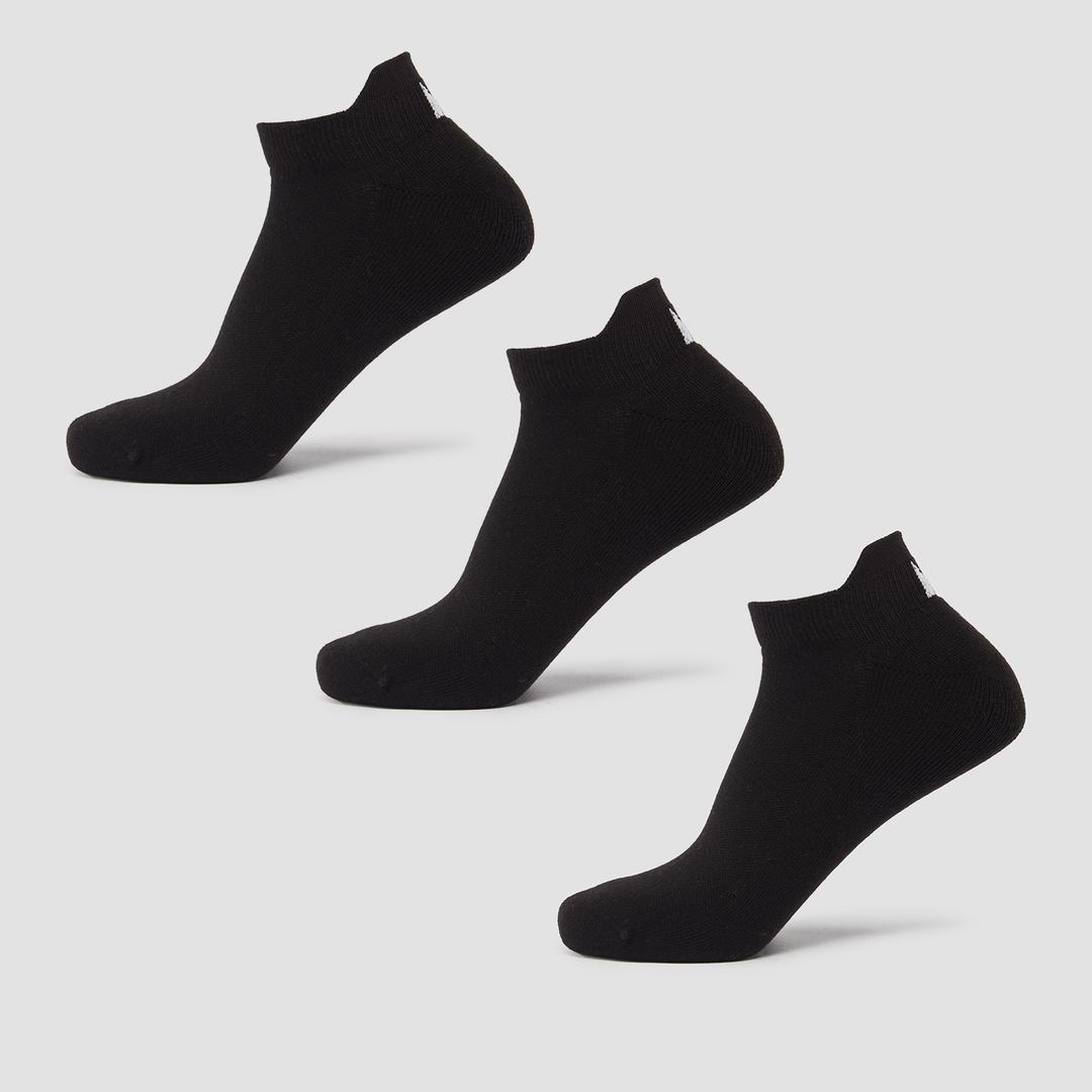 MP Unisex Trainer Socks (3 Pack) - Black - UK 2-5 - Myprotein (US) Health & Nutrition product