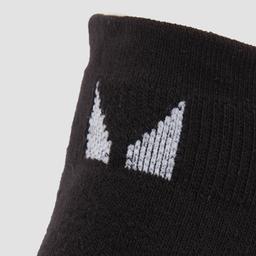 MP Unisex Trainer Socks (3 Pack) - Black - UK 9-11 - Product thumbnail image 2 showing different views and angles