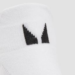 MP Unisex Trainer Socks (3 Pack) - White - UK 6-8 - Product thumbnail image 2 showing different views and angles