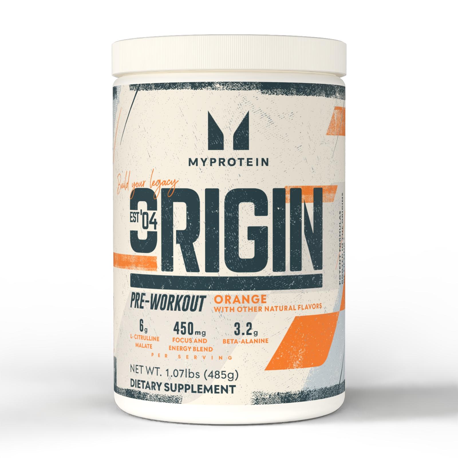 Origin Pre-Workout - 30servings - Orange - High quality product image showing Origin Pre-Workout - 30servings - Orange details and features